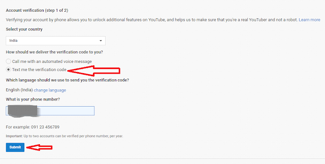 how to verify your youtube channel in tamil