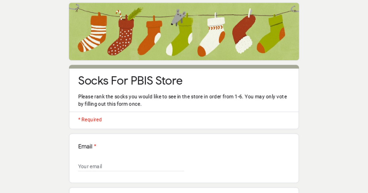 Socks For PBIS Store