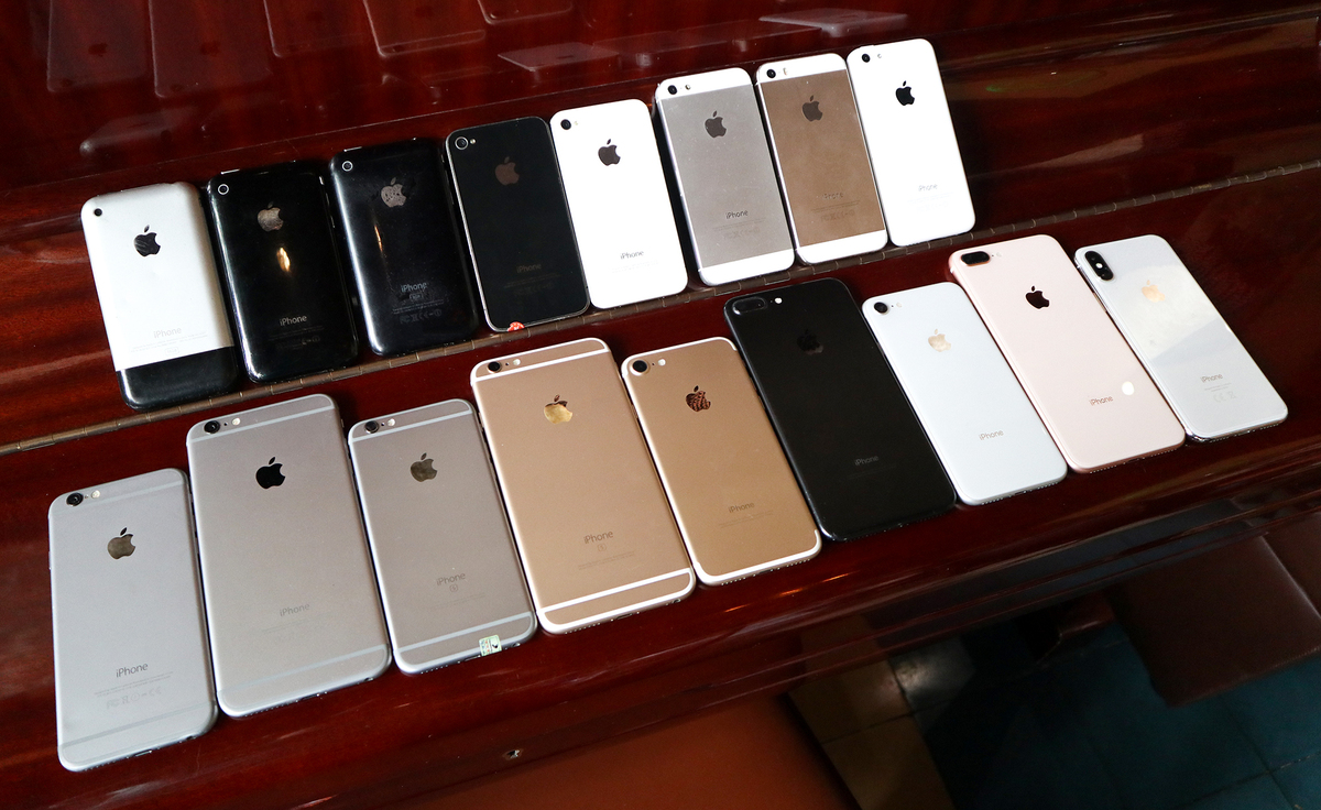 Sự thay đổi của iPhone qua các đời