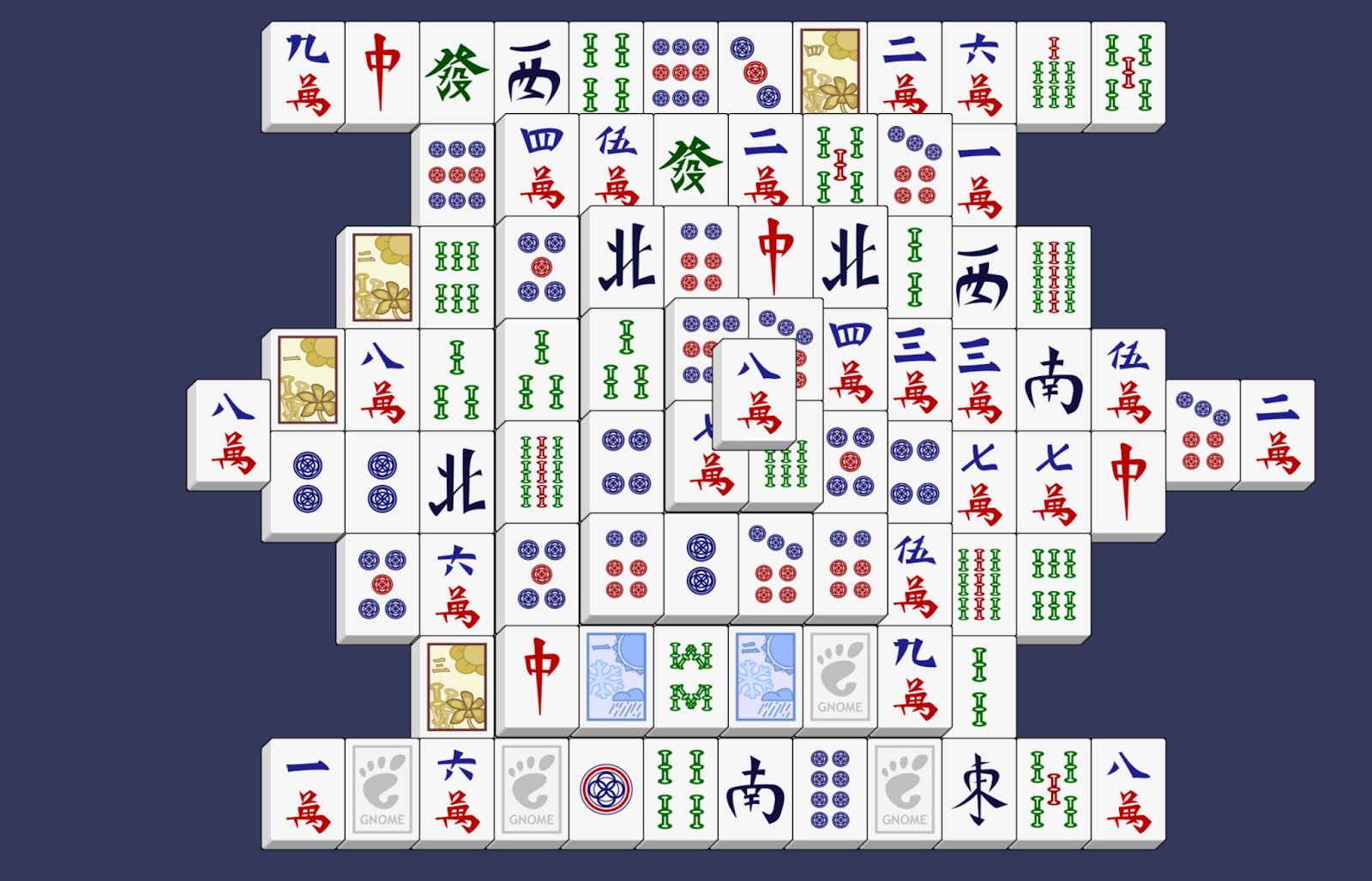 Bild des Mahjong-Spiels