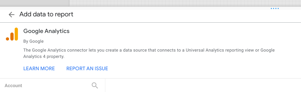 Google Data Studio Marketing Dashboards- Google Analytics Page