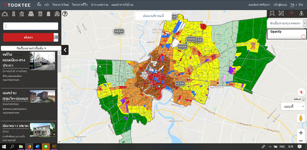 FAR และ OSR ข้อกำหนดที่เกี่ยวข้องกับพื้นที่อาคารตามประเภทสีผังเมือง