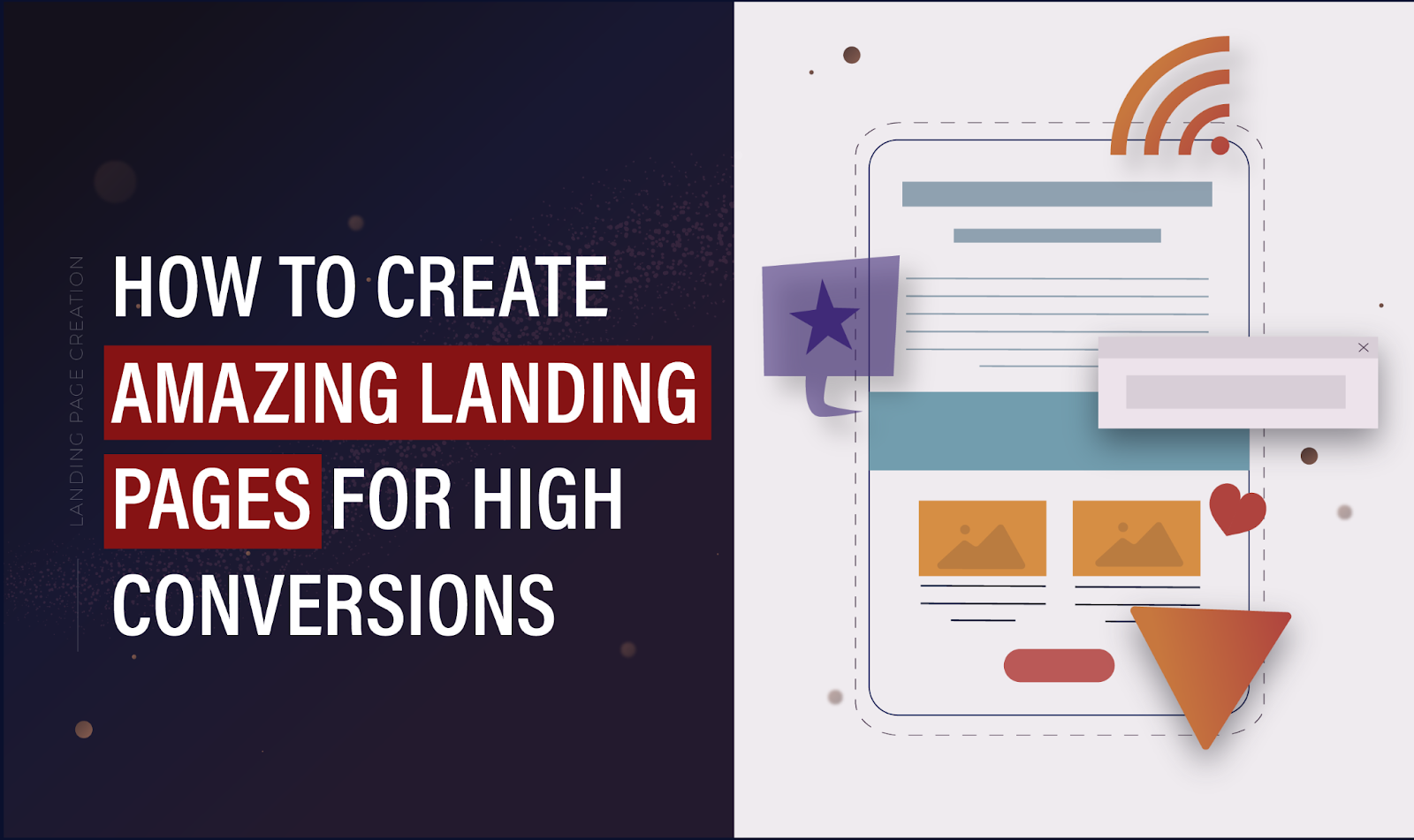 how to create a landing page by Aleph Website