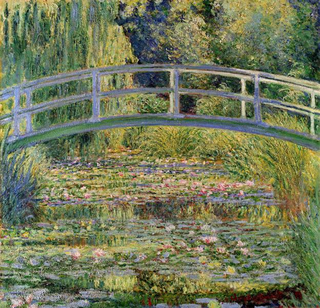 “The Japanese Pond” by Monet