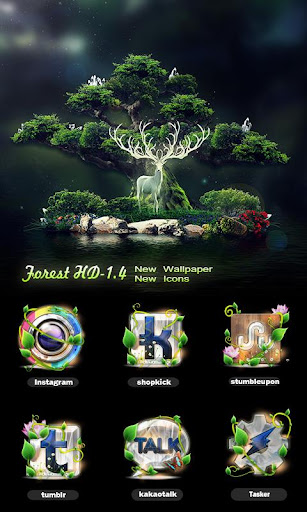 Download Forest GO LuancherEX Theme apk