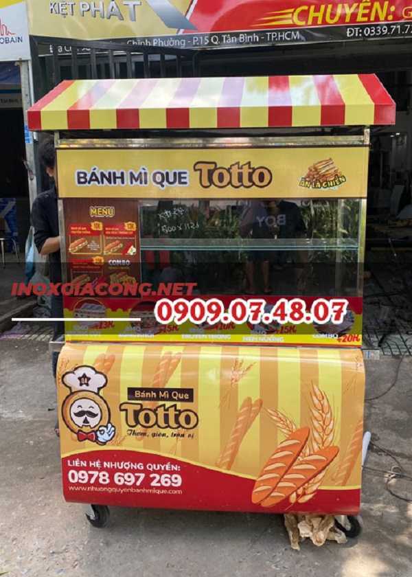 Thiết kế xe trà sữa