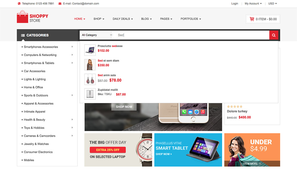 Dicas simples de WooCommerce: ShoppyStore Ajax Live Search