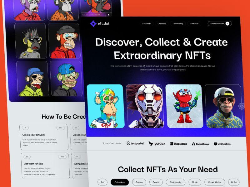 NFT Webflow template