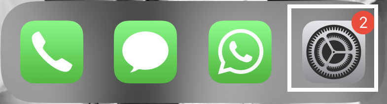 كيفية تغيير اسم iPhone - أيقونة الإعدادات