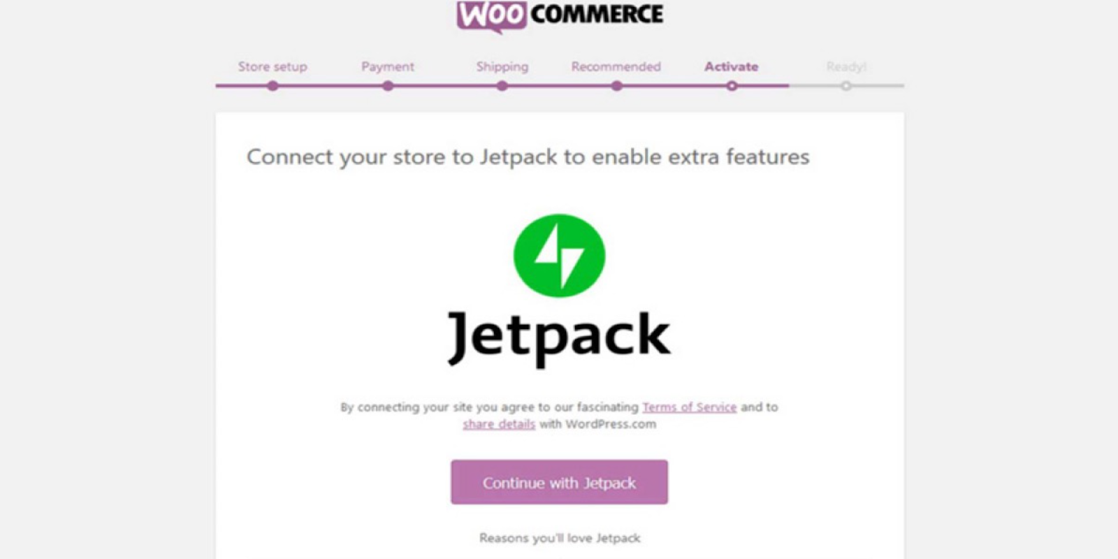 Connect with Jetpack