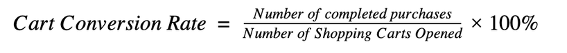 Cart Abandonment formula