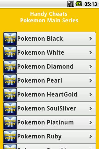 Cheats Pokemon Zafiro Android