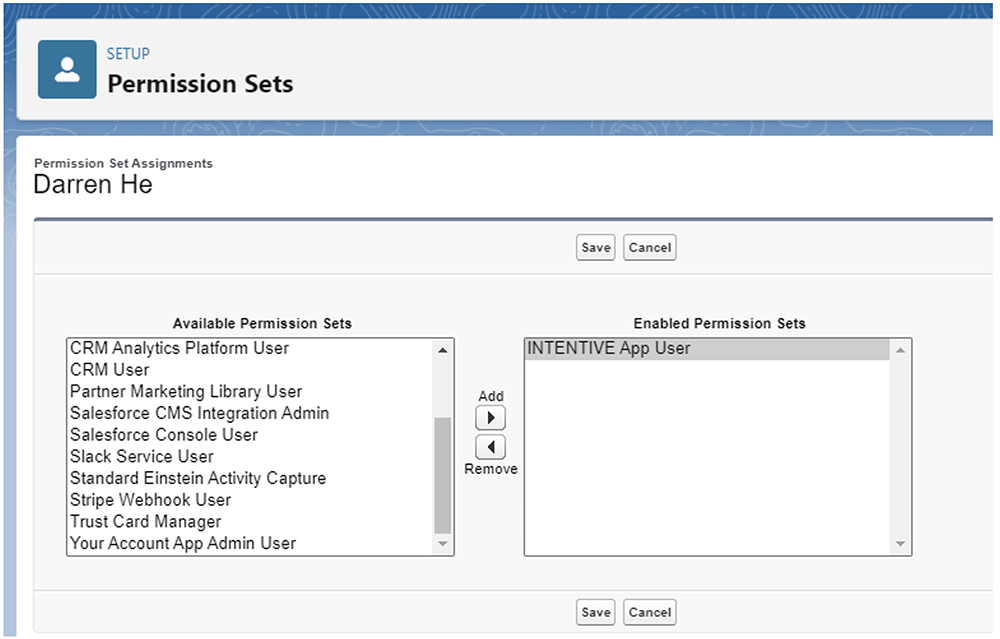 Permission Sets