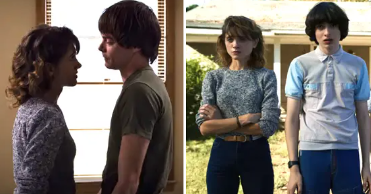 The grey sweater is best Nancy Wheeler Outfits from Stranger Things