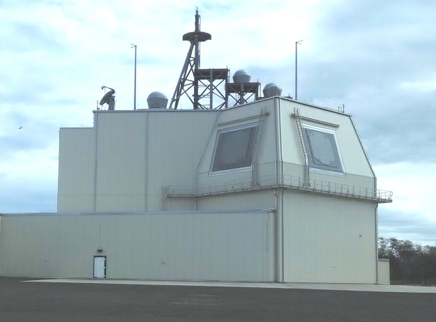 The deckhouse for the Aegis Ashore system at the Pacific Missile Range Facility. This is the test asset for the Aegis Ashore system on Jan. 8, 2014. US Navy Photo