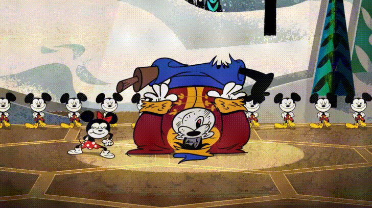 New trending GIF tagged video game mickey mouse…