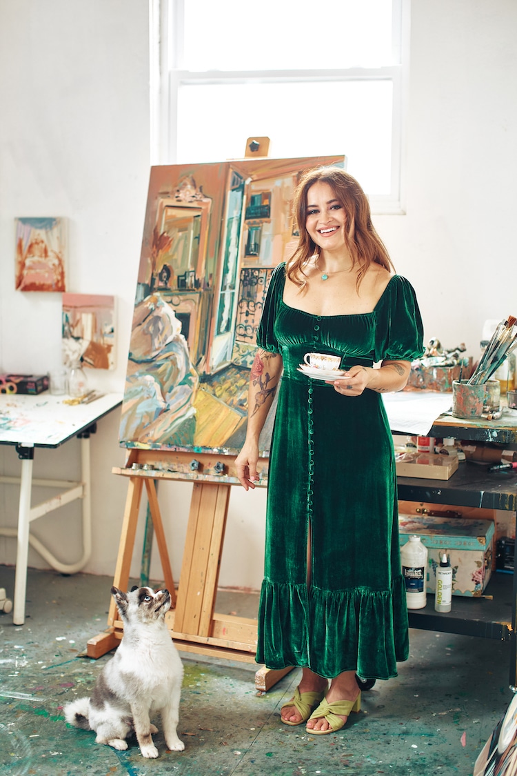 Ekaterina Popova in Studio