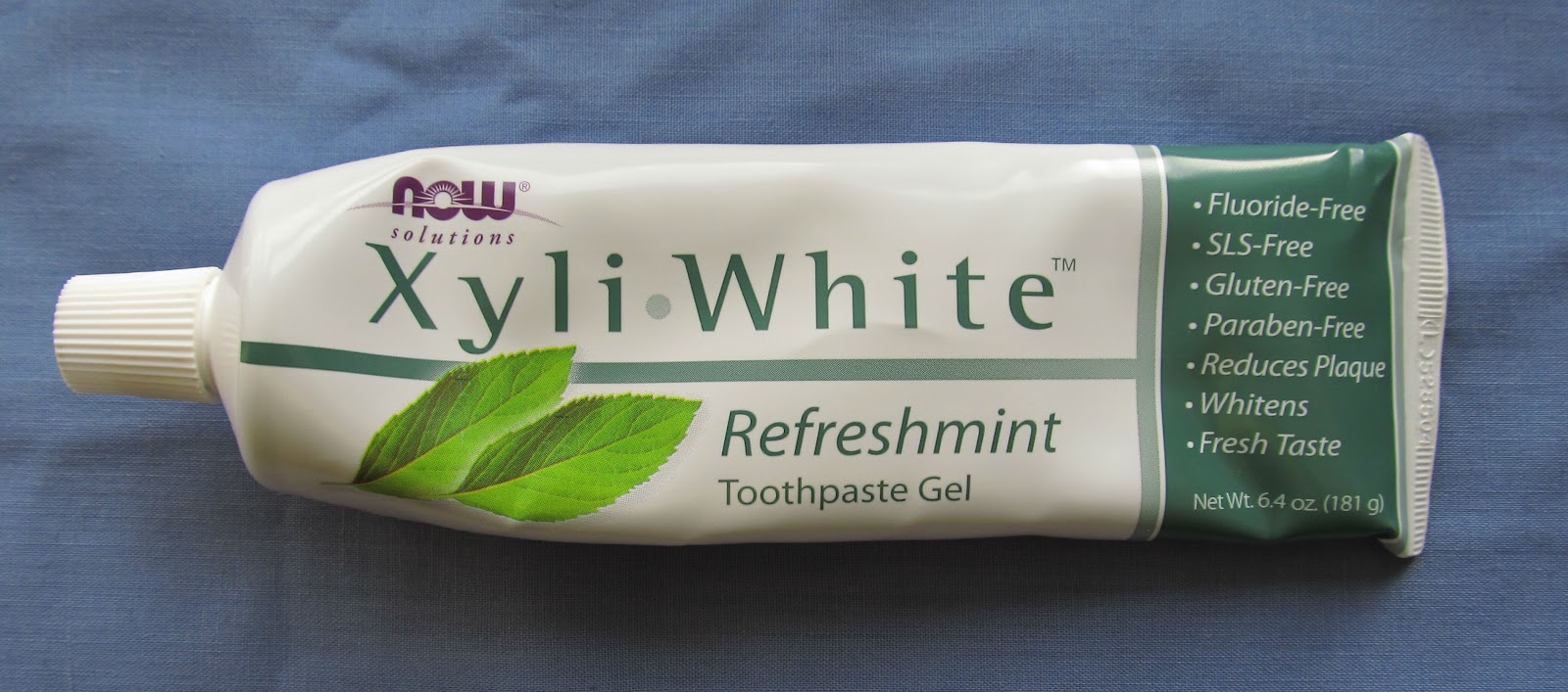 Освіжаюча м'ятна зубна гель-паста Xyliwhite від Now Foods