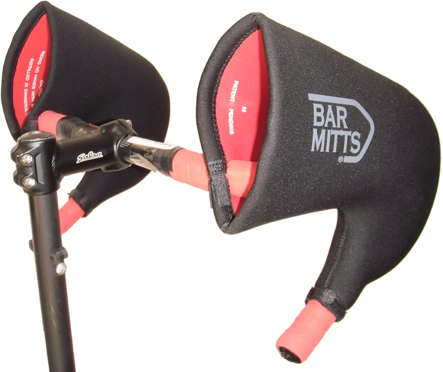 Although bar mitts aren’t actually warmers for your handlebar they can keep your hands warm and dry while riding your mountain bike.
