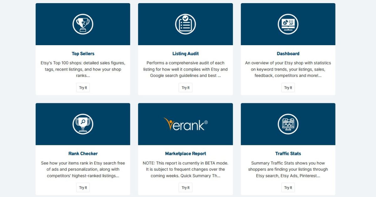 erank etsy seo features