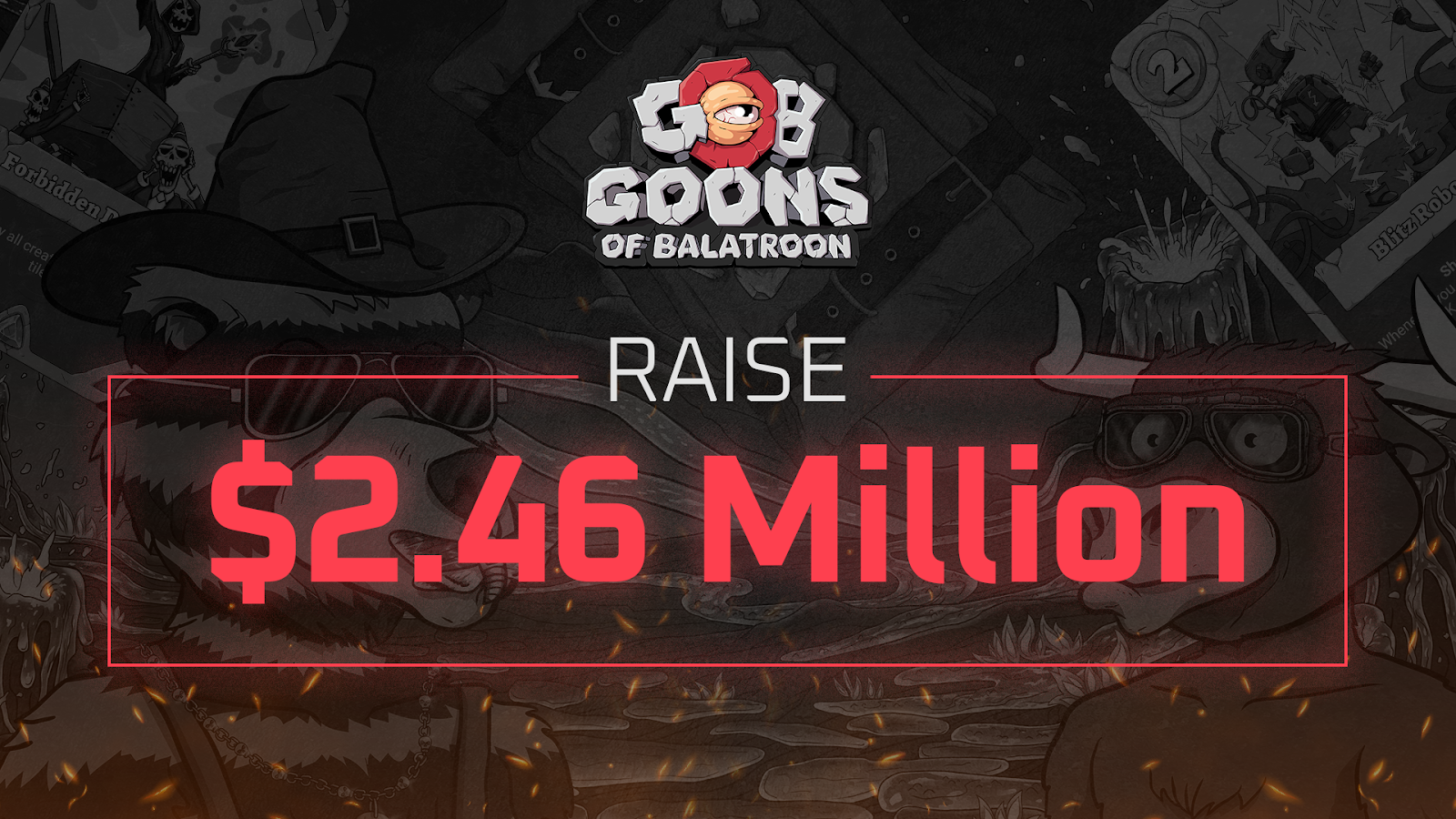 Goons of Balatroon (GOB) lève 2,46 millions de dollars pour créer un métaverse unique de jeu de cartes gratuit à jouer pour gagner (F2P2E) CoinCheckup Blog