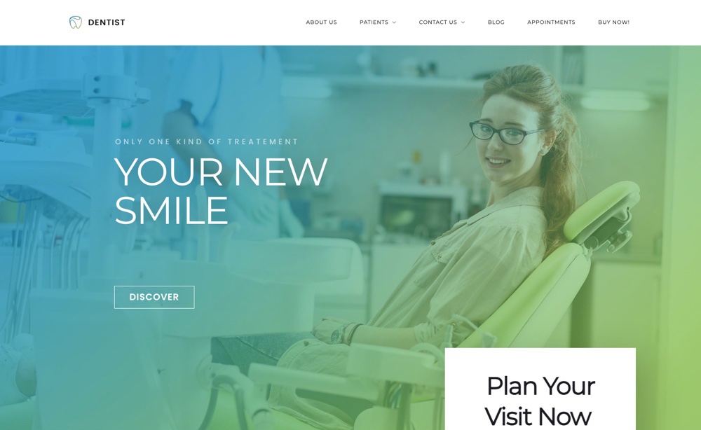 Tema WordPress Dentista WP Dental