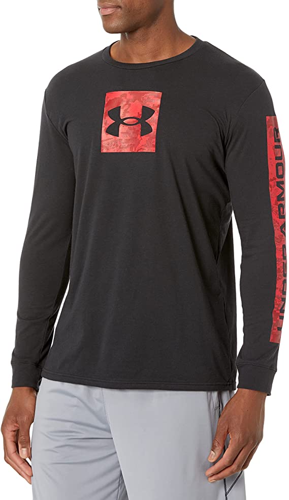 Under Armour Men's Camo Boxed Sportstyle Long Sleeve T-Shirt