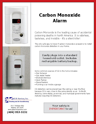 Carbon Monoxide Safety Gb Services Hvac