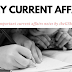 Daily Important Current Affairs Oct, 26-27-28-29-30 2019