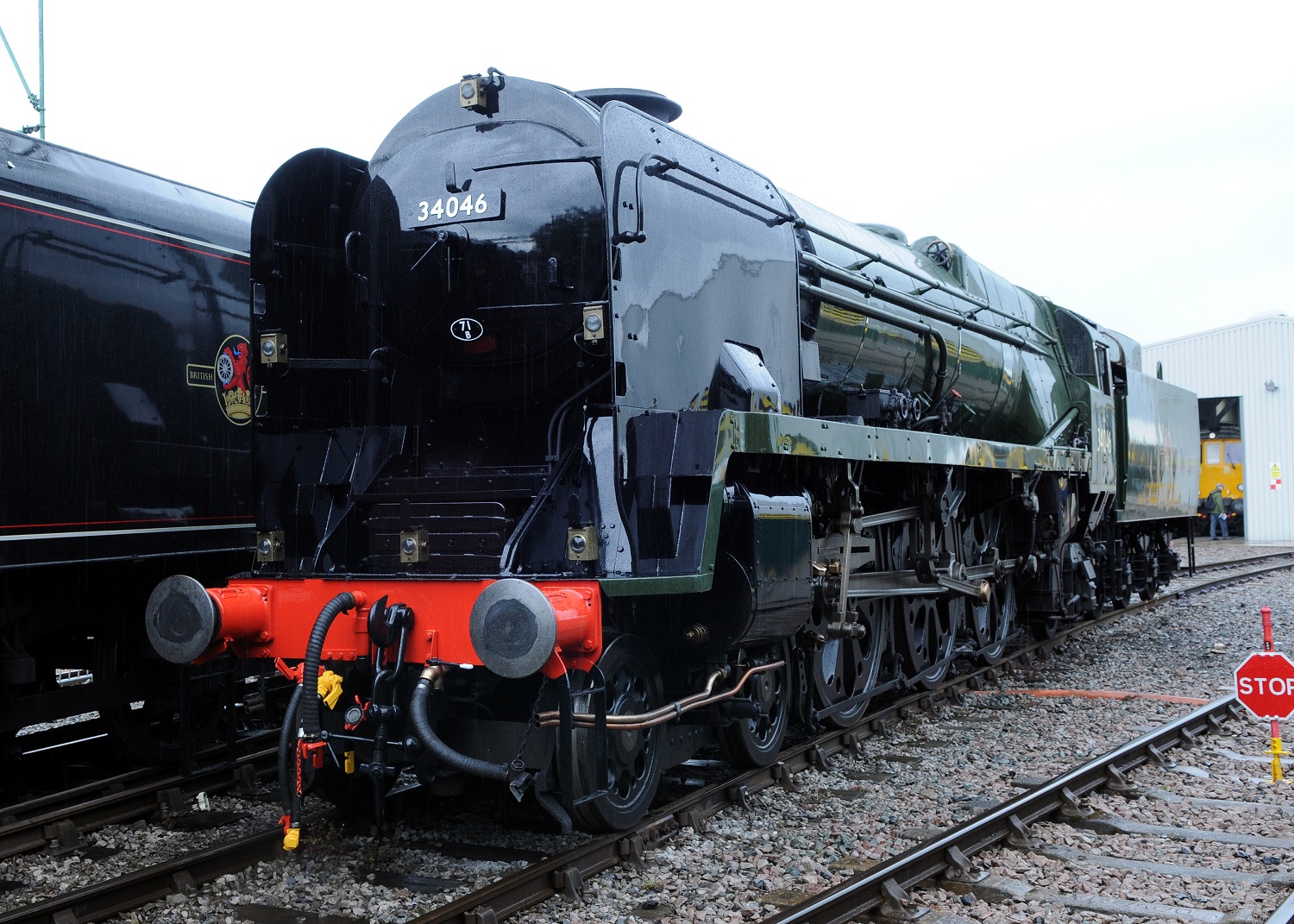 West Country Class 34046 Braunton in BR Green