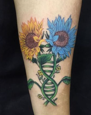 Sunflowers Make DNA Acceptable Tattoo