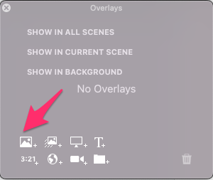 Adding overlays in Ecamm Live