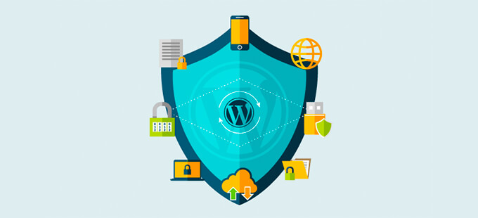 Escudo de segurança do WordPress