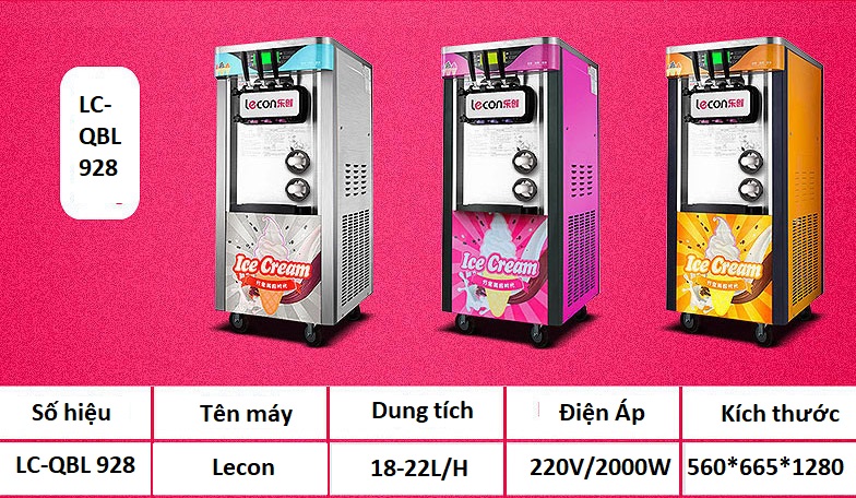 Máy làm kem Lecon tự động - ảnh 8