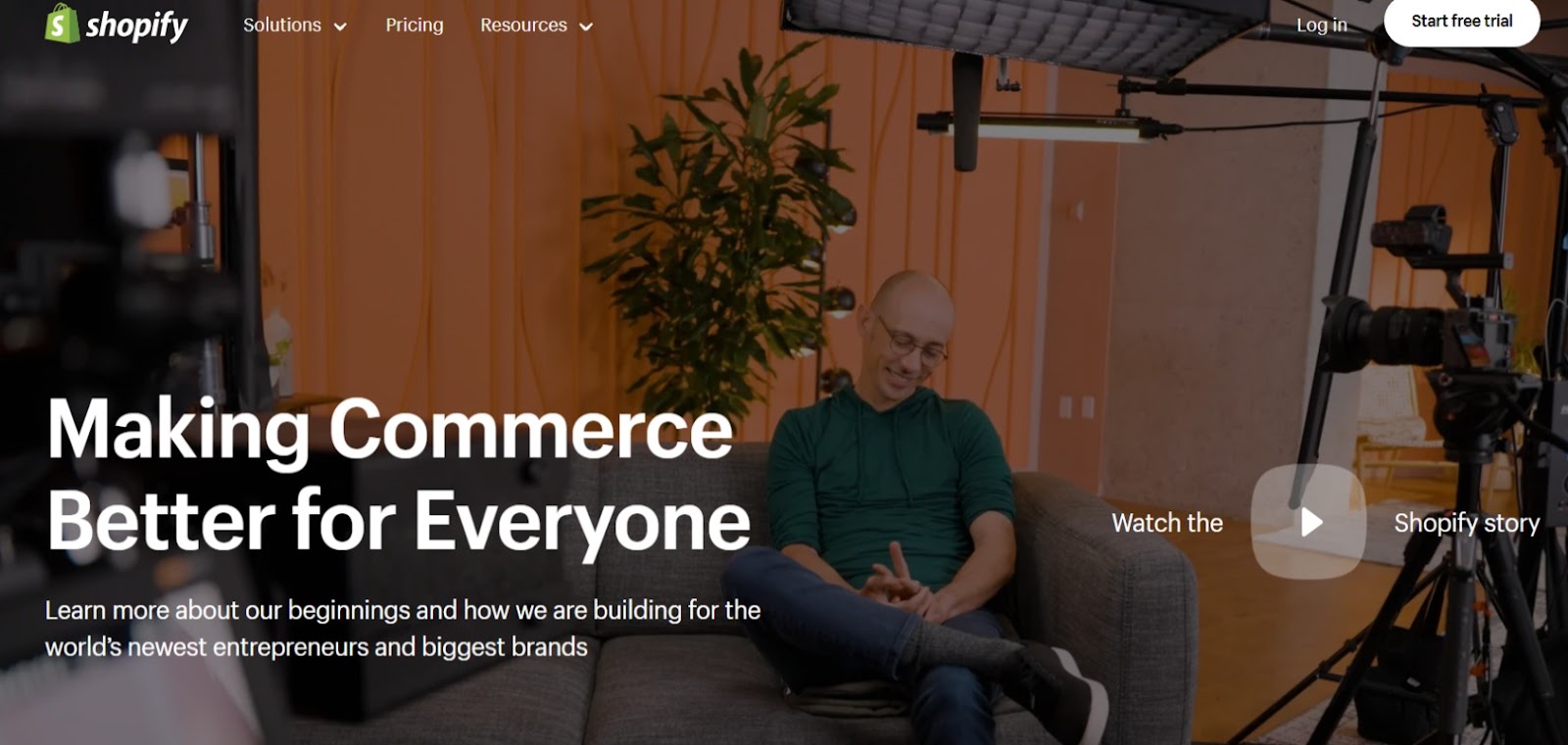 e-commerce website with Shopify