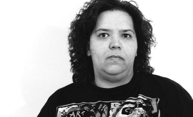 Laura Aguilar black and white portrait