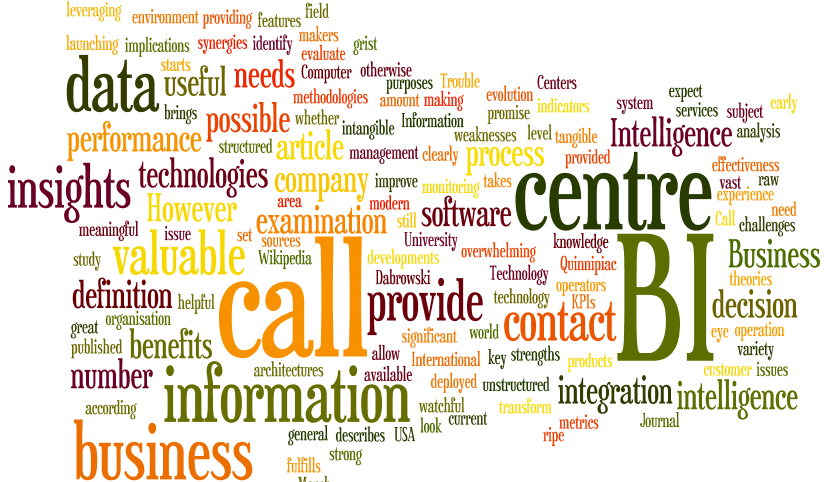 How Business Intelligence Benefits Call Centers