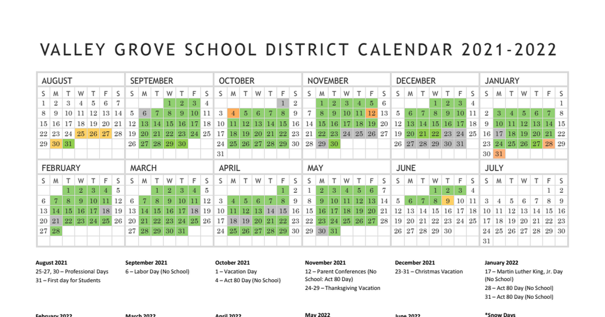 Valley Grove School District 2021-2022 Calendar.pdf - Google Drive