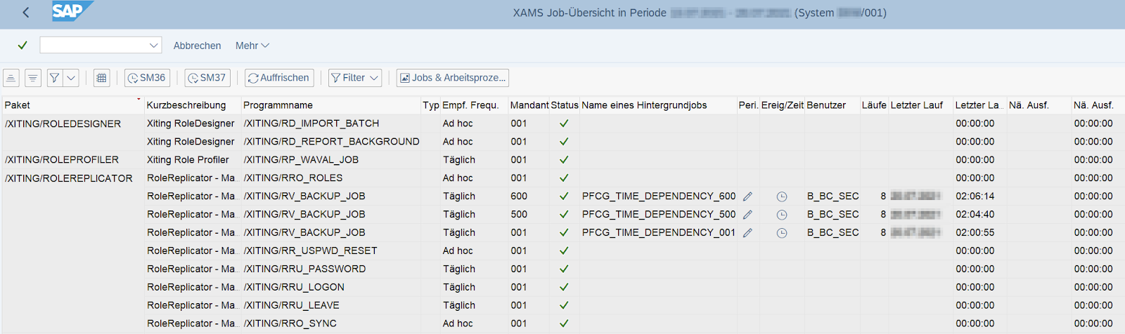 Transaction SJOBREPO in the context of SAP S/4HANA