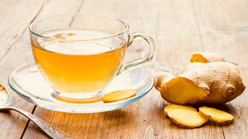 trà gừng giúp cổ họng được giảm đau rát và có khả năng chống viêm