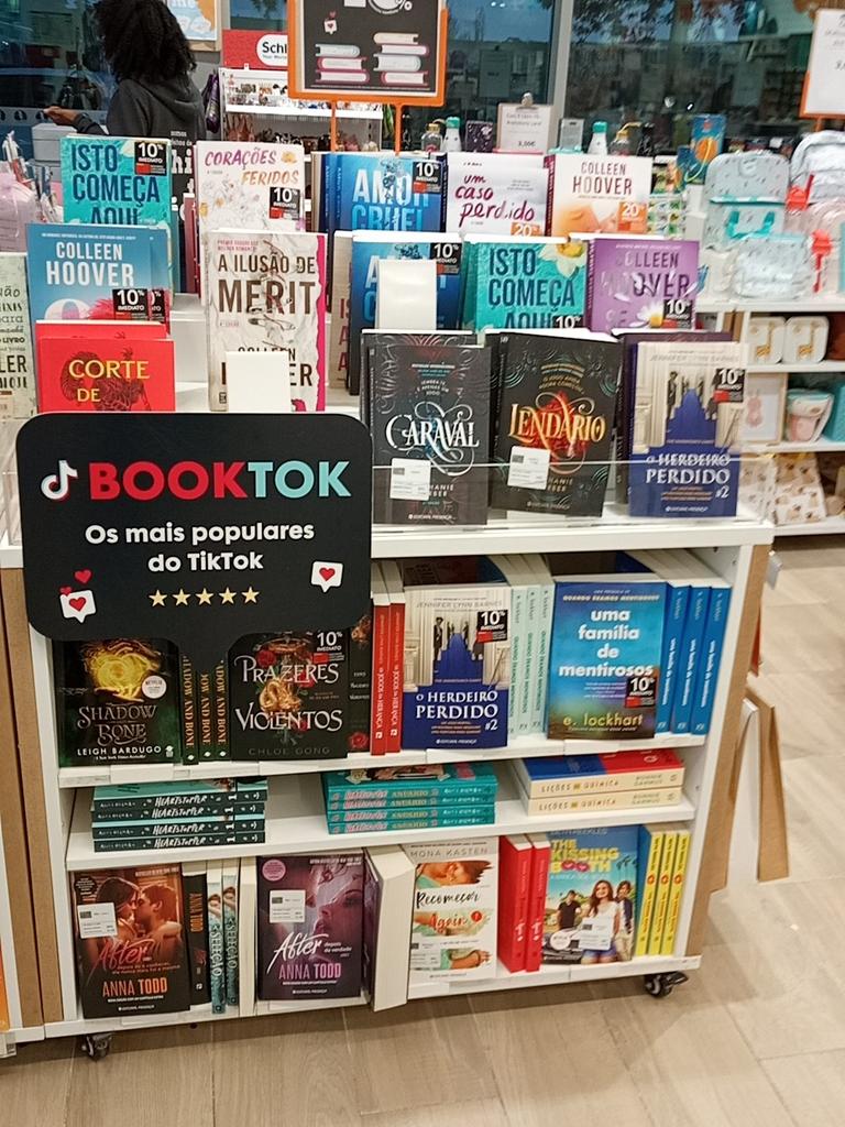 Booktok alterou as livrarias.