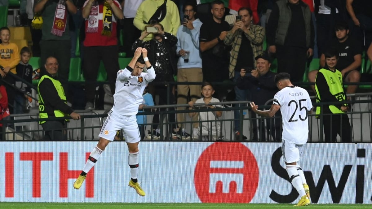Cristiano Ronaldo Scored His First Ever Europa League Goal In Manchester United Win Over Sheriff Tiraspol