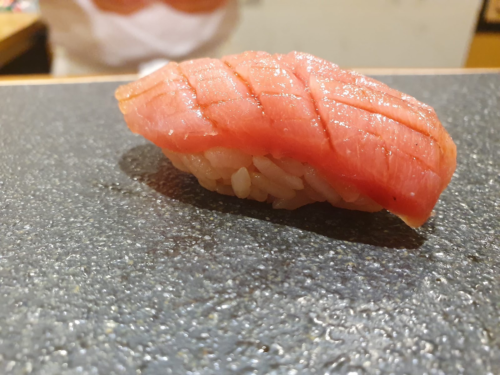 akami tuna at Misaki Nobu 