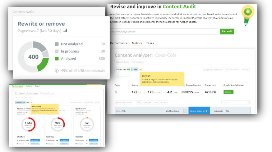 Revise and improve in Content Audit