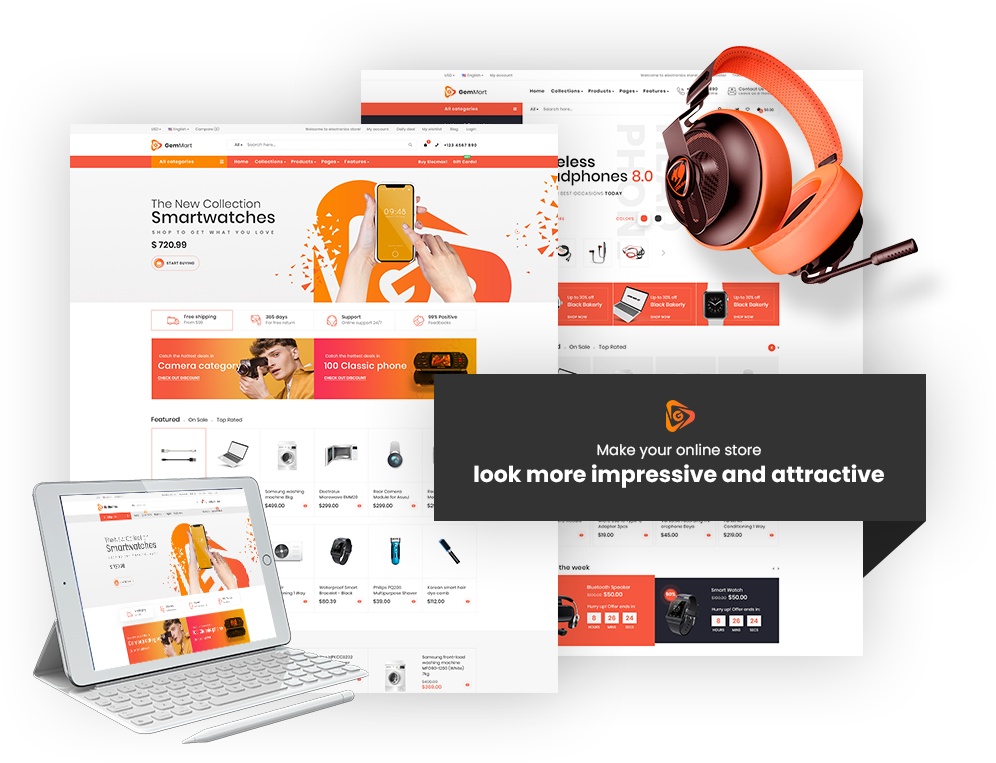 shopify marketplace theme gemmart