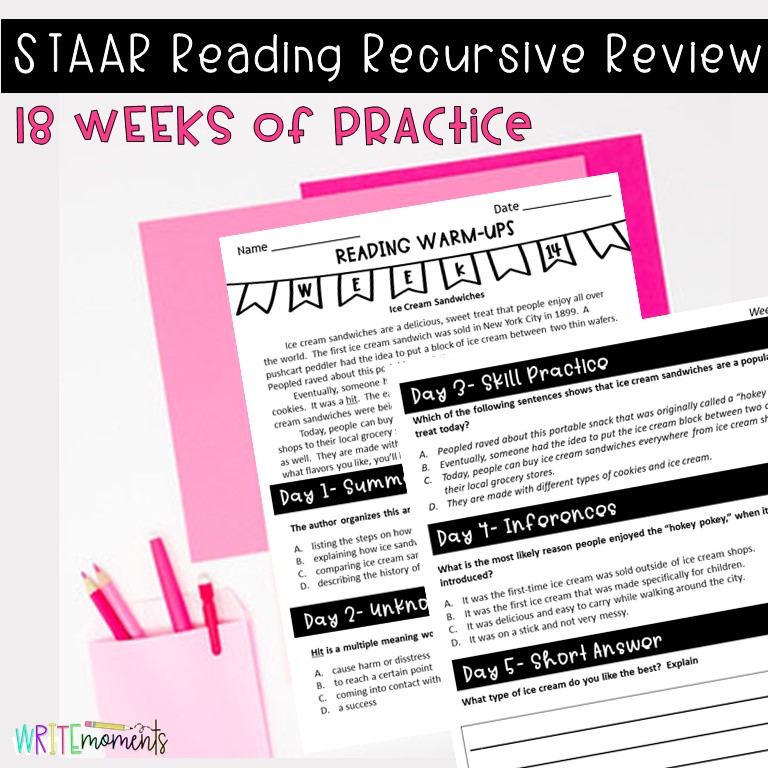 STAAR reading recursive review