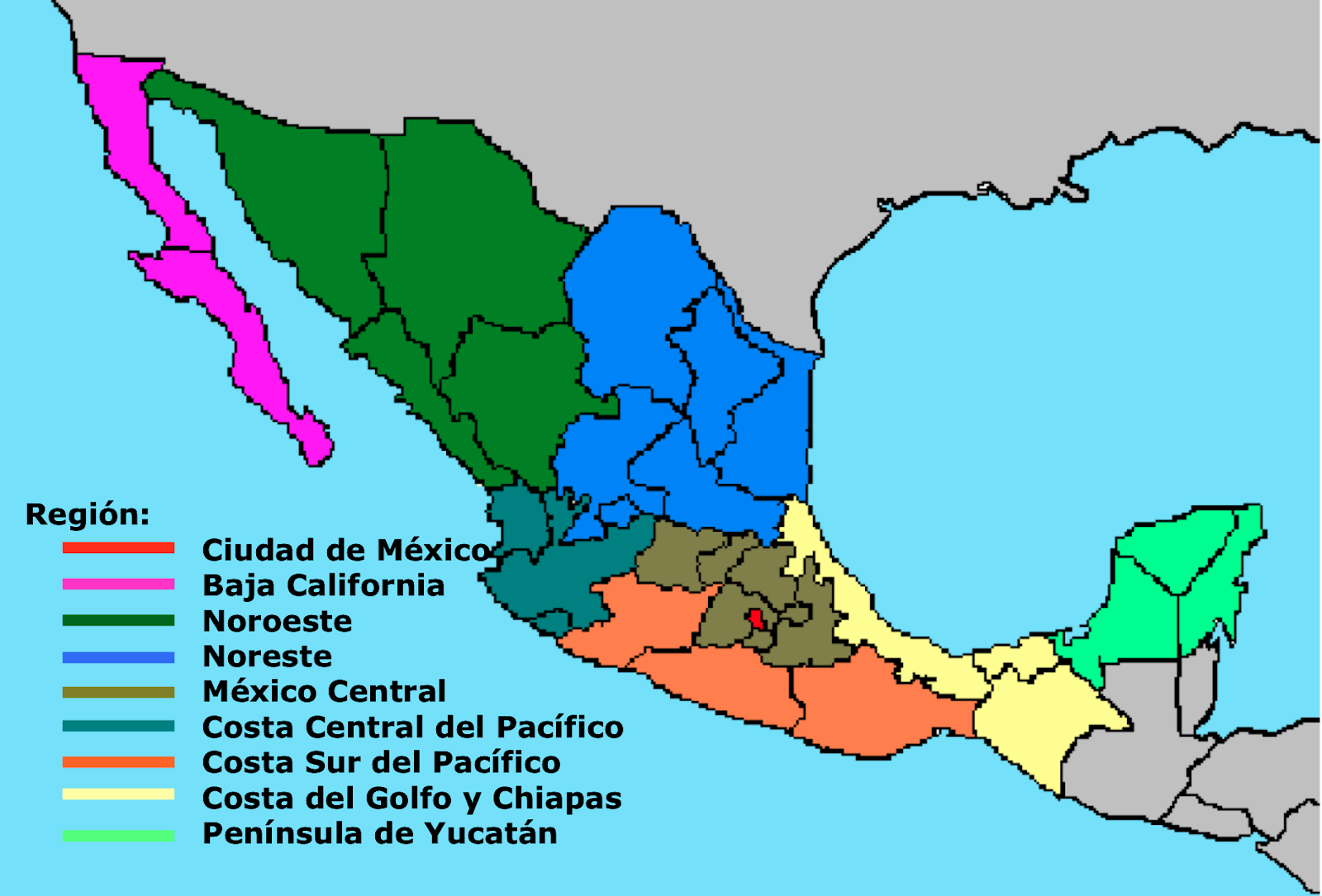 Regiones Culturales De Mexico