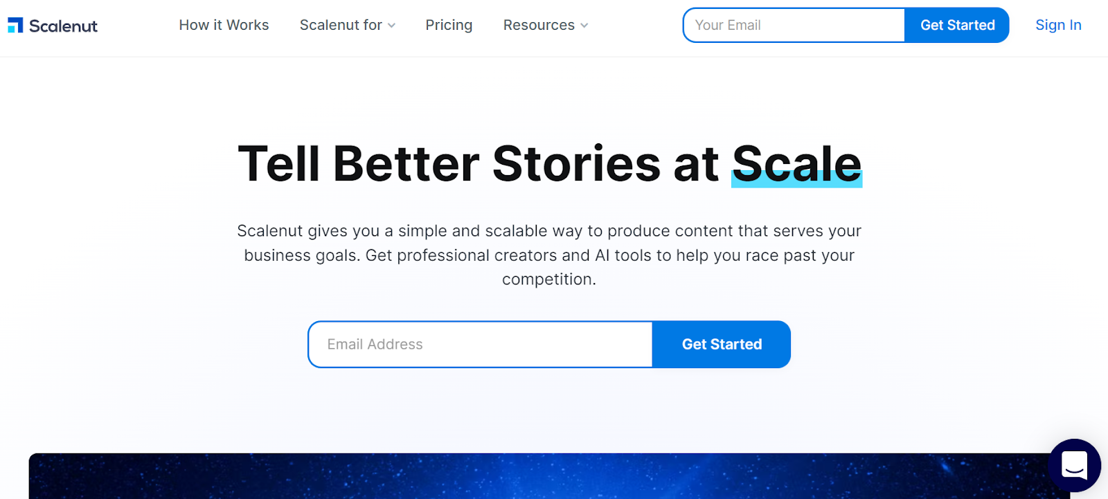 Scalenut content writing platform website