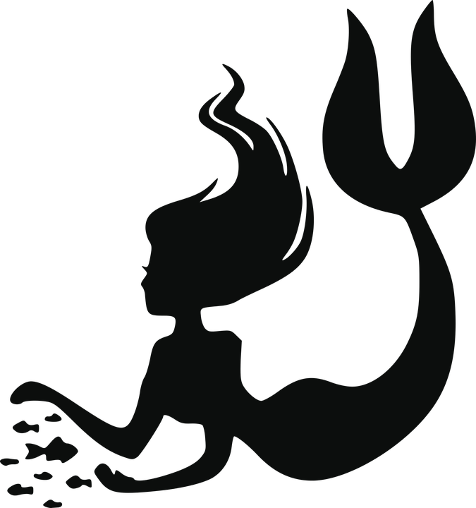 Free photo Silhouette Sea Mermaid - Max Pixel