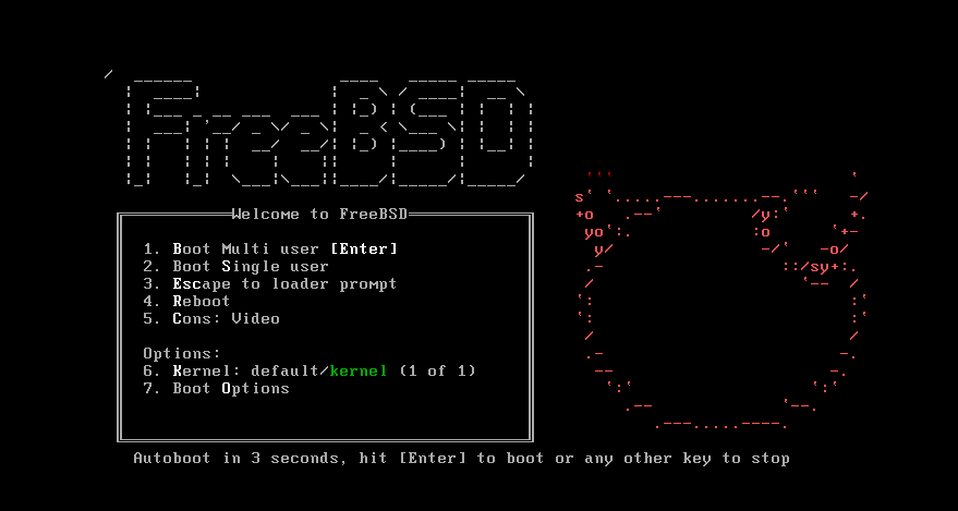 Install FreeBSD with XFCE - Welcome. Source: nudesystems.com